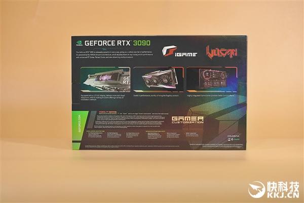 配备可翻转LCD屏 七彩虹iGame RTX 3090 Vulcan OC显卡图赏