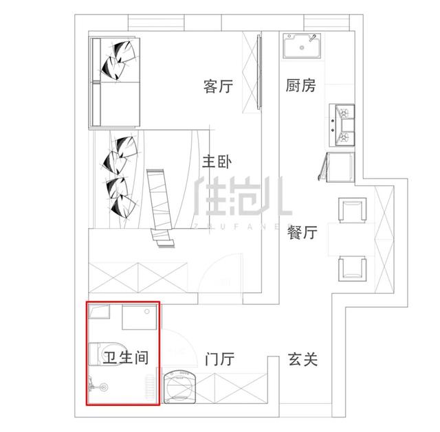 不到50㎡大三倍，客厅无中生有，室内花园美炸了