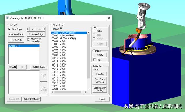 MotoSimEG-VRC软件：安川机器人弧焊焊接离线编程