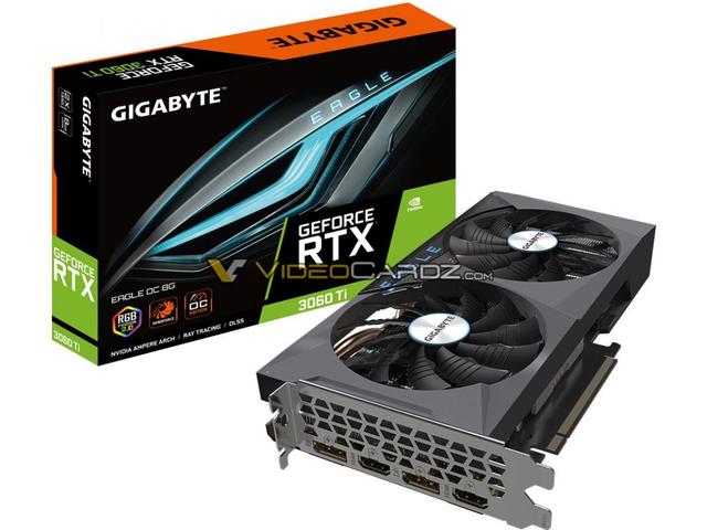 技嘉RTX 3060 Ti EAGLE OC显卡曝光