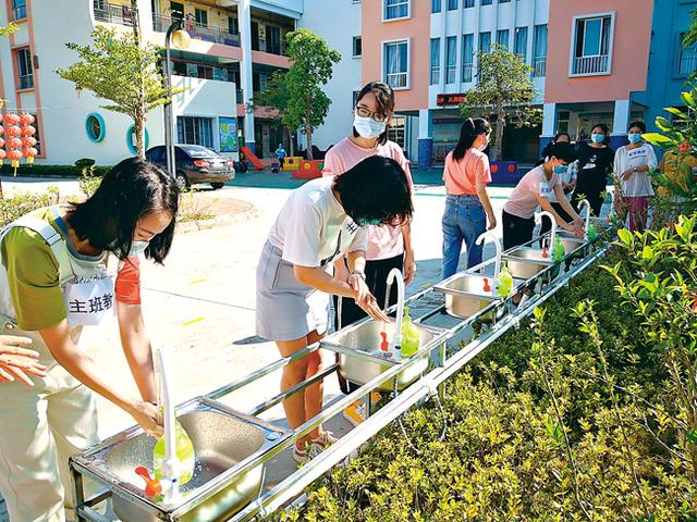 超级宝妈▲儋州市幼儿园积极备战开学季 多措施确保开园复学安全