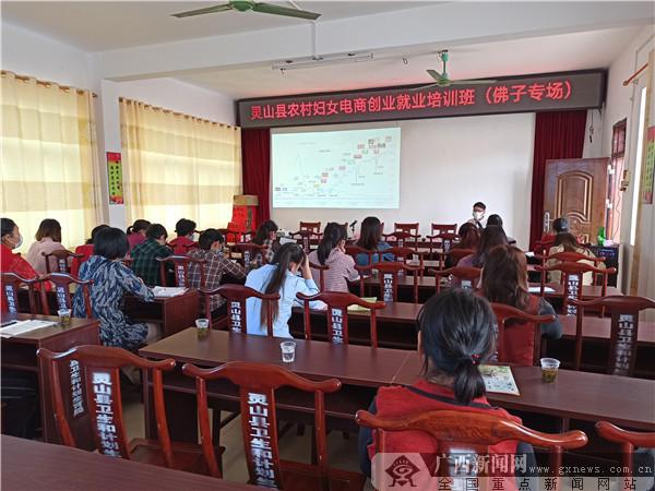 #广西新闻网#灵山县：电商创业就业培训助力复工复产