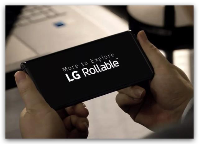 LG展示卷帘屏幕智能手机“LG Rollable”