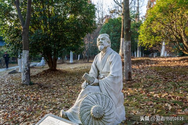 南京市明孝陵景区历史人物范蠡塑像