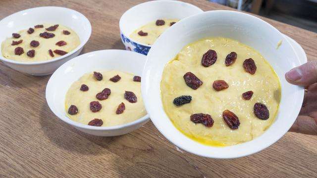 发糕最简单的做法，不烫面不揉面，不粘不塌陷，清香松软超好吃