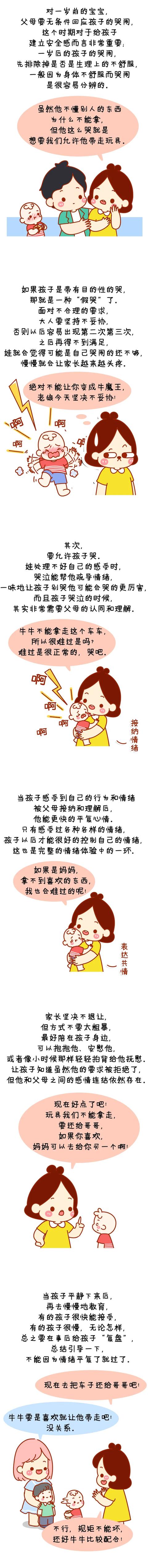 #你的育儿经#当孩子用哭来“威胁”你，家长应该怎么做？