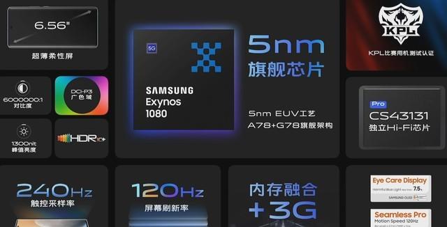 三星5nm芯片首秀 vivo X60 Pro搭载Exynos 1080