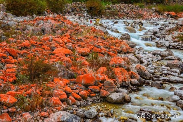 玩乐足迹:神秘甘孜独一无二的怪异红石,带走就变颜色成普通石头