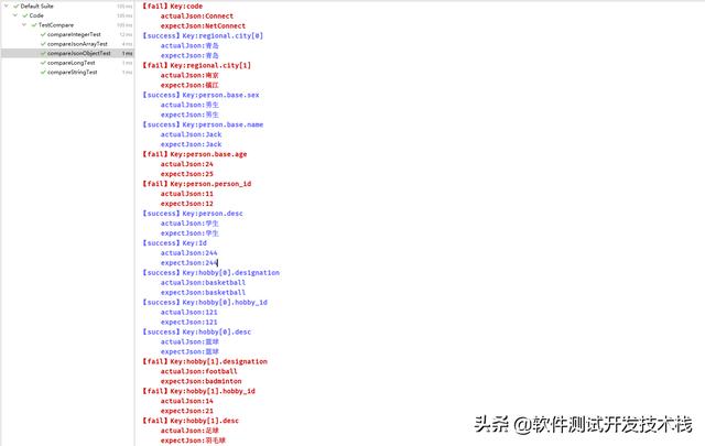 Java实现 Json、String、Integer等对象的数据一致性的精确比对