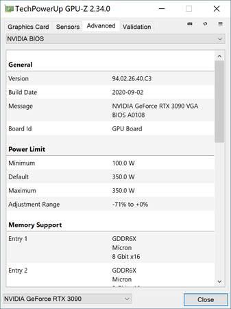 RTX3090炫光显卡评测：3+1风扇设计让野兽核心清凉有加