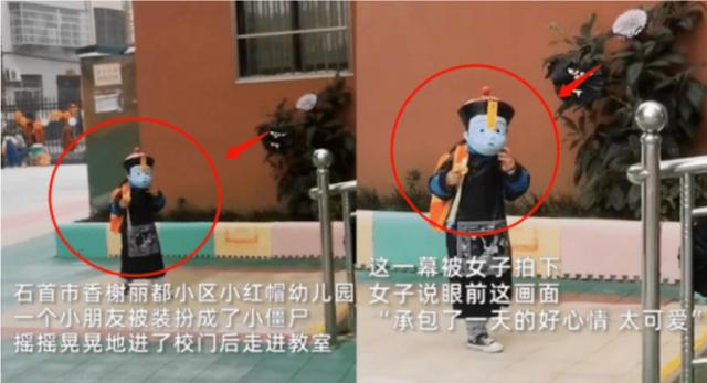 幼儿园&quot;高颜值女孩&quot;走红，人群里一眼捕捉，网友：天生的主角