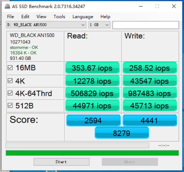 没PCIe4.0磁盘速度也能起飞，西部数据WD_BLACK AN1500 1TB评测