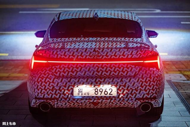 现代全新伊兰特N预告图发布！搭2.0T+7速双离合，底盘升级