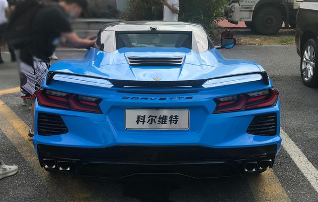 2020广州车展前瞻：科尔维特C8Stingray敞篷版实拍