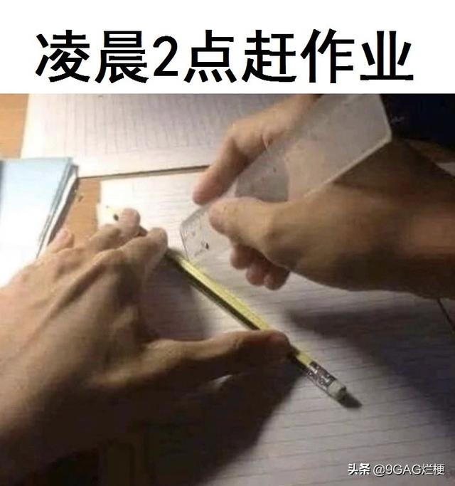 搞笑段子合集:凌晨2点赶作业的我