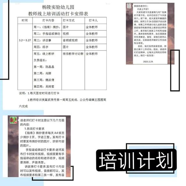 你的育儿经■青春不负好时光，杨陵实验幼儿园教师线上研学周活动纪实