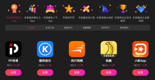 GMCA蝉鸣奖开启投票：谁是年度最佳App&amp;直播电商之王？
