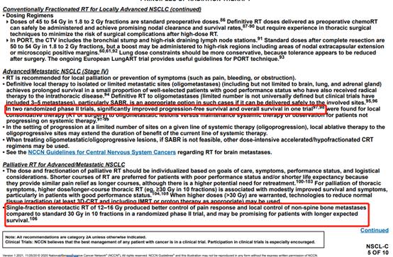 一文梳理 | 2021 V1 NCCN非小细胞肺癌更新要点