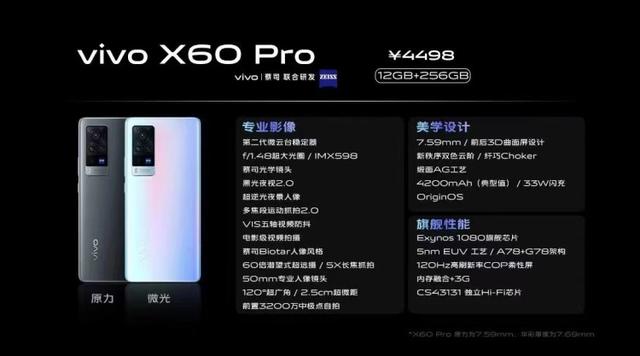 「PW早报」vivo发布X60系列手机，首发搭载OriginOS