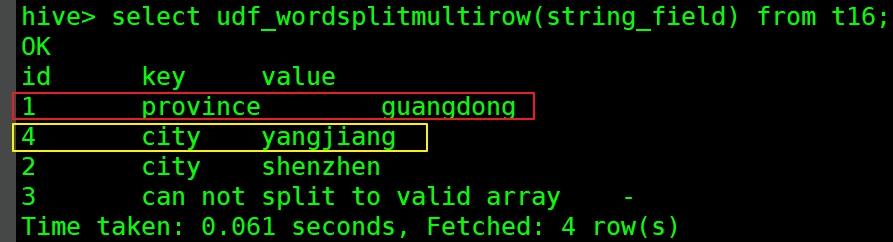 hive学习笔记之十一：UDTF