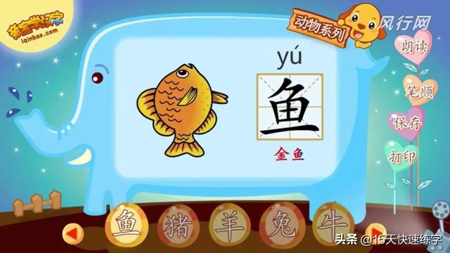 「你的育儿经」幼儿快速识字动画视频(1240常用字)
