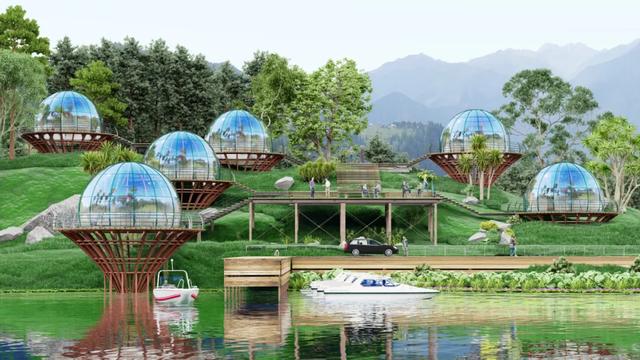 旅行柚子君■生态建筑的标杆？火爆全网的透明星空房，农旅特色住宿的打卡地