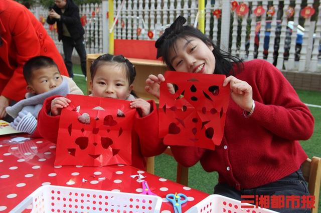 “庙”趣横生品年味 长沙这所幼儿园将传统文化根植幼儿心中