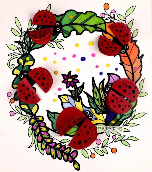 超级宝妈|儿童画教程 | 幼儿趣味画--花丛中的小精灵