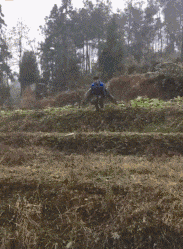 搞笑gif:小姐姐尴尬不?你这掉的是什么啊