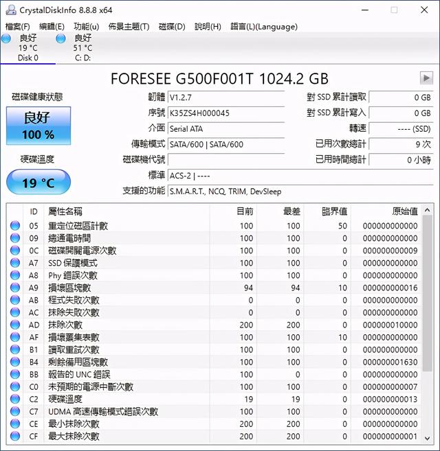 江波龙FORESEE G500 1TB SSD评测