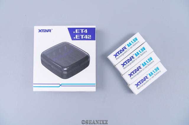 充电电池该换恒压了：XTAR ET4S充电器 电池套装