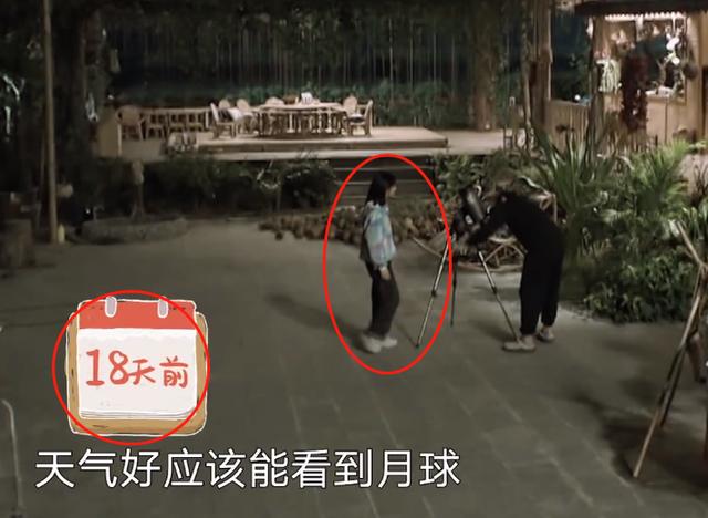 淡蓝色的记忆|张子枫等到超级月亮，围观时黄磊的手抢镜了，“老父亲”既视感