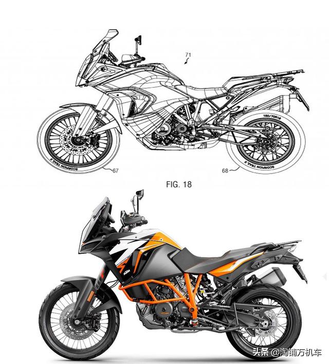 KTM 1290 SuperAdventure R新专利解读