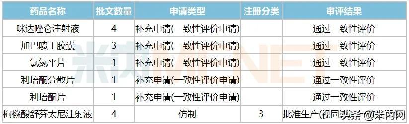 再次赶超人福拿下首家！恩华神经系统过评产品达6个