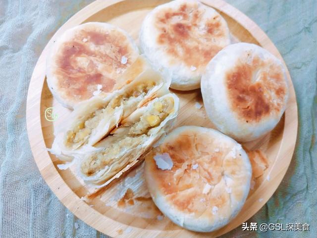 板栗酥饼的家常做法，一次开酥，不用烤箱，香甜酥脆，咬一口掉渣