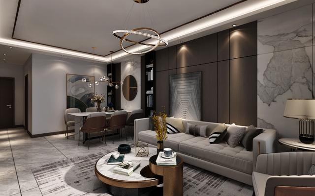 86平米的现代风装修，这套二居室简直就是让人宁静的心灵港湾