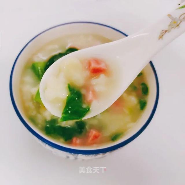 好喝的疙瘩汤，暖胃又管饱！早餐来一碗，营养好消化！