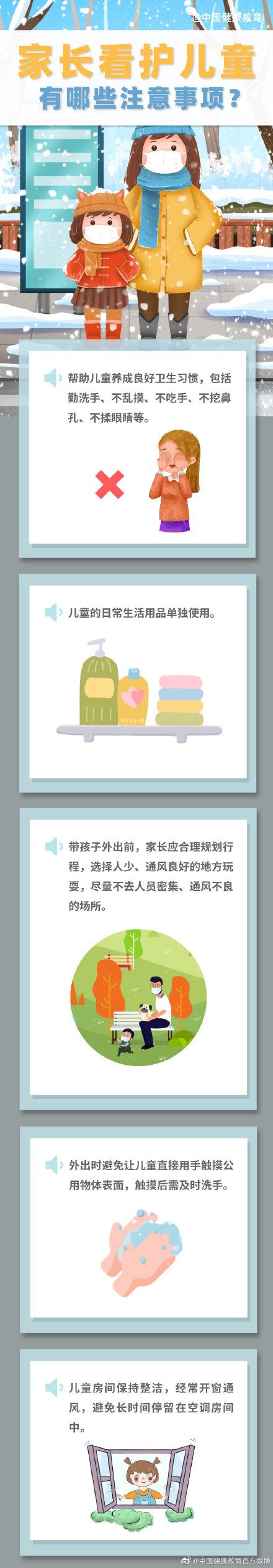 注意事项|健康科普｜疫情期间，家长看护儿童有哪些注意事项？