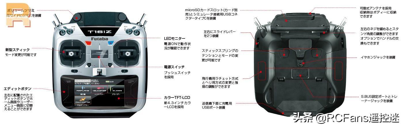 Futaba 推出 T16IZ 航模遥控器