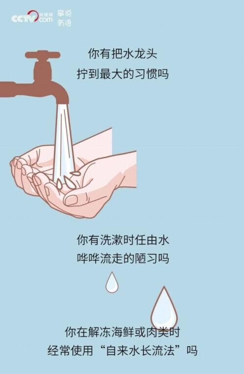 水龙头|家里水表噌噌地跑？双手奉上节水小妙招