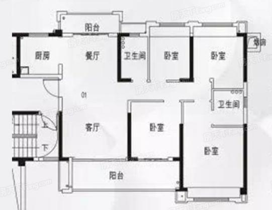 仅仅花了21万元，就把129平米的四居室装修的美轮美奂