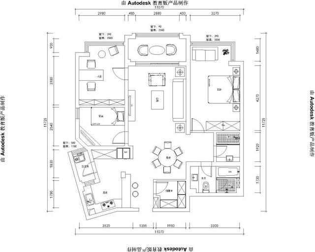 128平米四居室的现代风格案例，只花13万