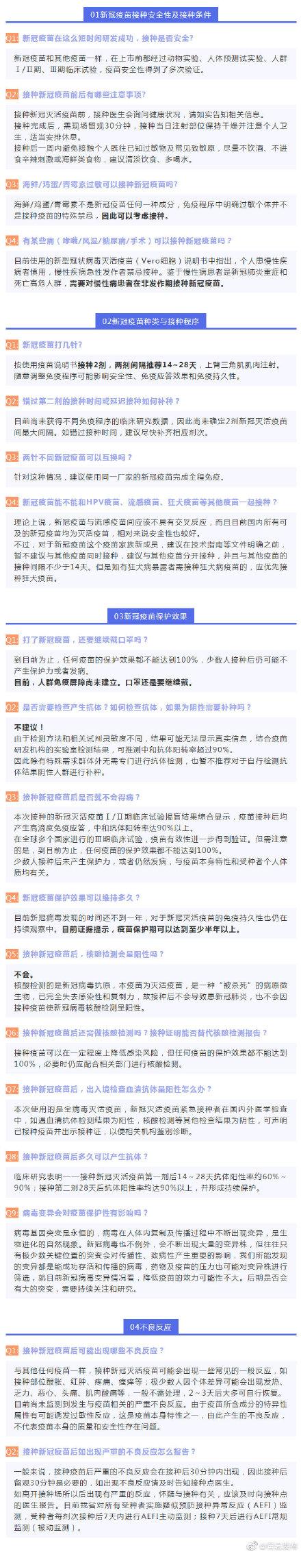 疫苗|关于新冠疫苗，你想知道的都在这