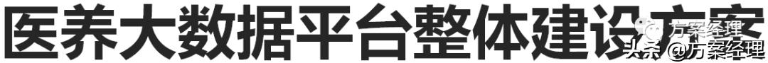 医养大数据平台顶层设计方案(ppt)