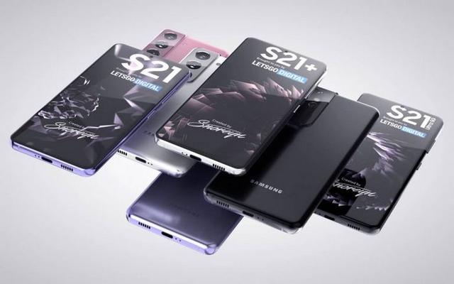 LetsGoDigital分享三星Galaxy S21系列全家桶渲染图