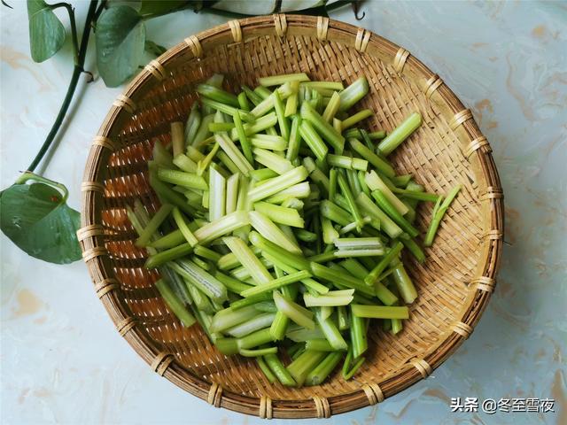 东北家常老菜，芹菜粉的做法，百吃不厌，粉条劲道，芹菜翠绿入味