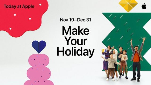 苹果美国启动Make Your Holiday活动：让全家人一起创作