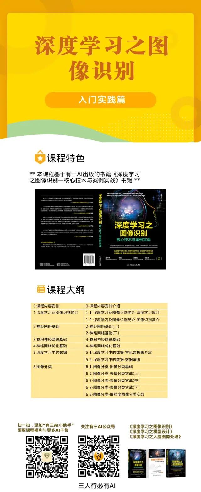 有三AI第一套视频课出炉，12小时助你零基础入门CV