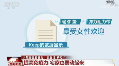 #太平洋电脑网#央视聚焦“大数据云生活”，Keep、美团科技战“疫”