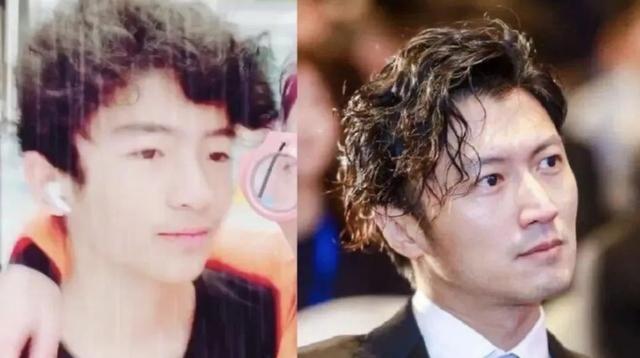 张柏芝接儿子放学，13岁Lucas身高超过妈妈，网友：长大后不得了巴拉啦解说